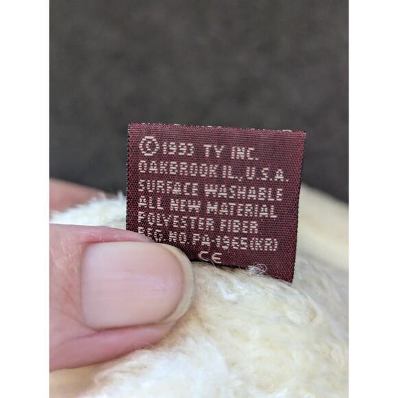 Ty Attic Treasures Georgia The Bunny Rabbit 1993 Jointed USED - Picture 4 of 6